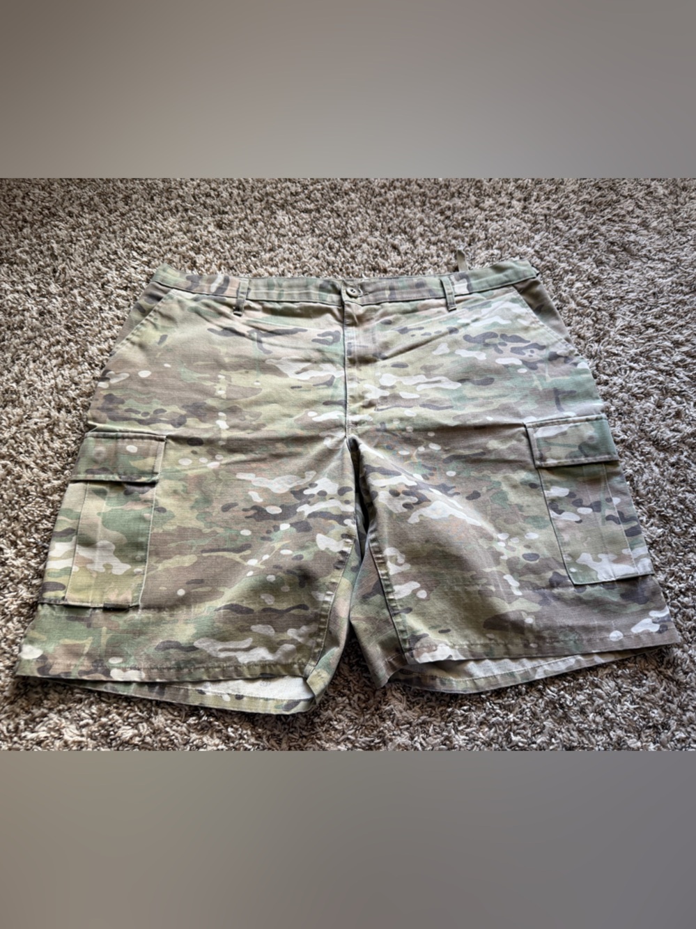 Propper Men's Multicam Cargo Shorts - Olive/Tan Camo